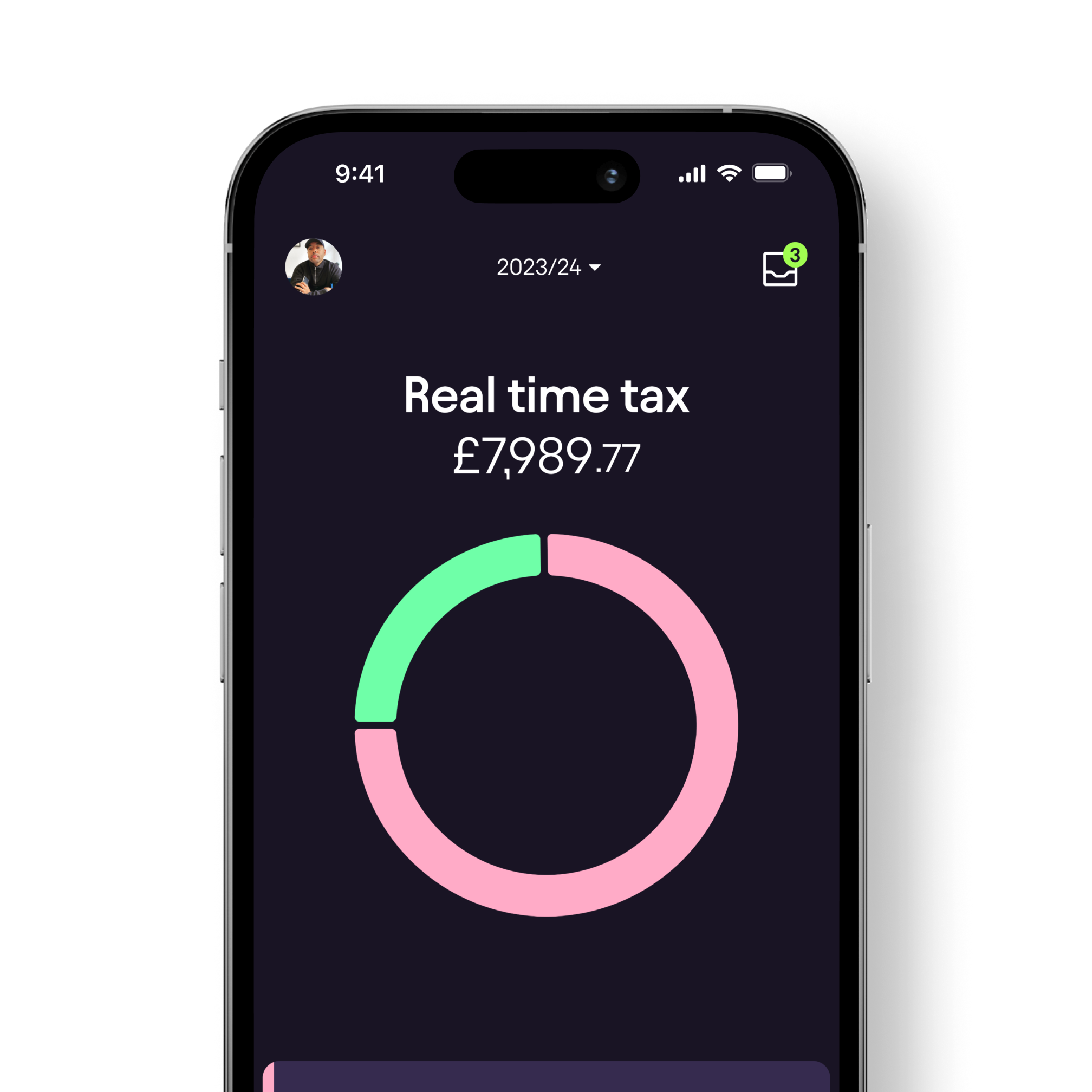 View your tax<br/> in real time